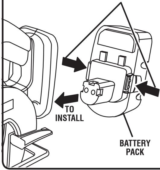 RYOBI P500 - REMOVING THE BATTERY PACK - 3