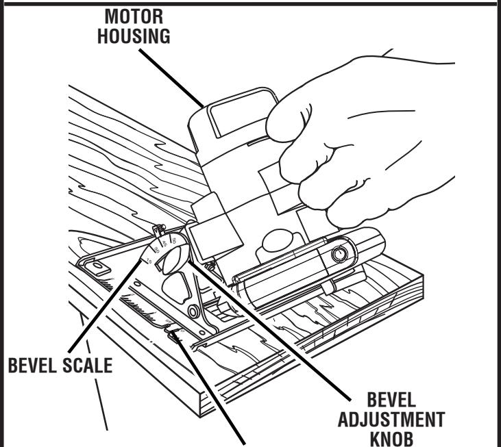RYOBI P500 - MAKING A BEVEL CUT - 2
