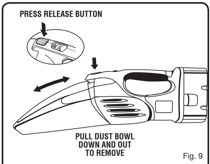 RYOBI P710 - REPLACING THE FILTER - 1