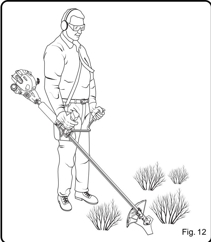 RYOBI PBC-3046B - OPERATING THE BRUSHCUTTER - 2
