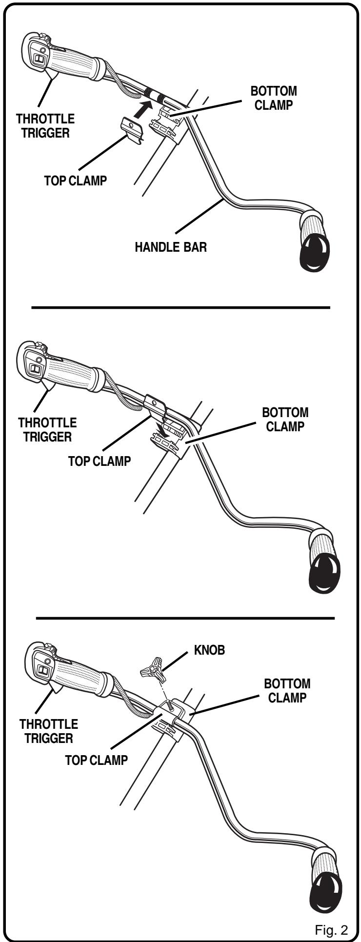 RYOBI PBC-3046B - HANDLE - 1