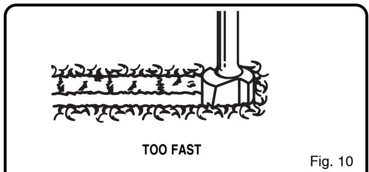 RYOBI R1801M - RATE OF FEED - 1