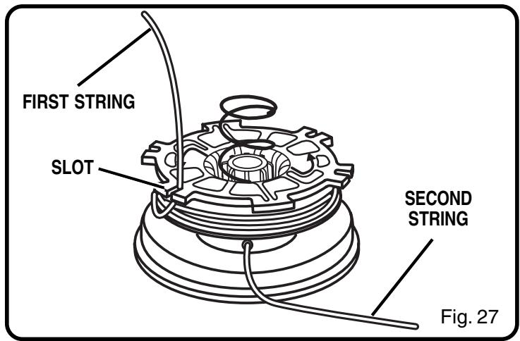 RYOBI RY30000 - To remove the spool retainer: - 2