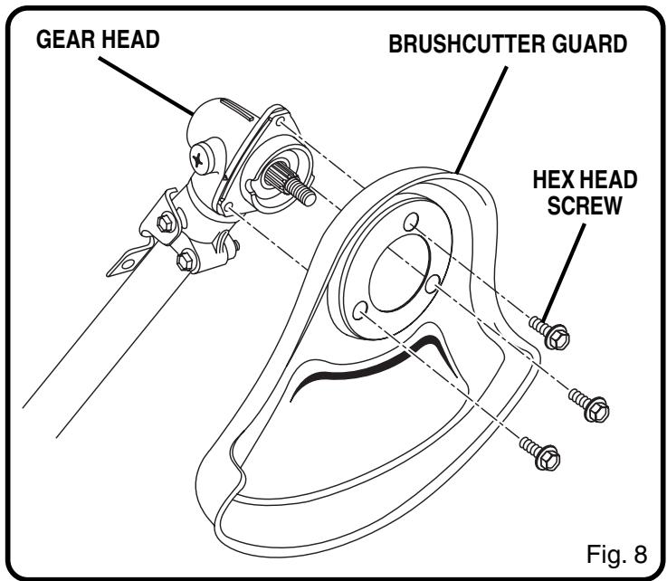RYOBI RY30000 - ATTACHING THE BRUSHCUTTER GUARD - BC30 - 3
