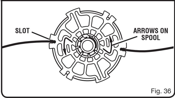 RYOBI RY52002 - To remove the spool retainer: - 3