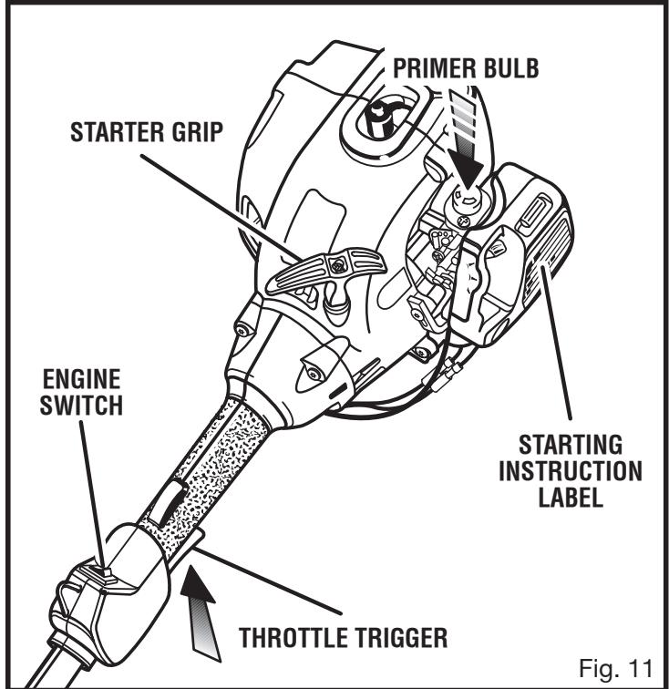 RYOBI RY52003 - TO STOP THE ENGINE: - 2