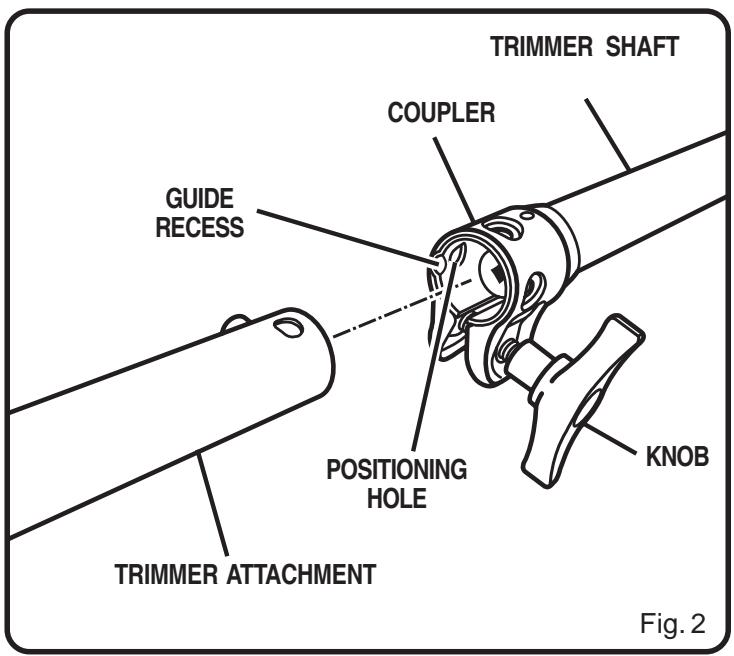 RYOBI RY70105 - ATTACHING THE STORAGE HANGER - 1