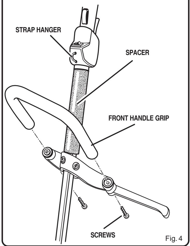 RYOBI RY70105 - ATTACHING THE HANDLE - 2