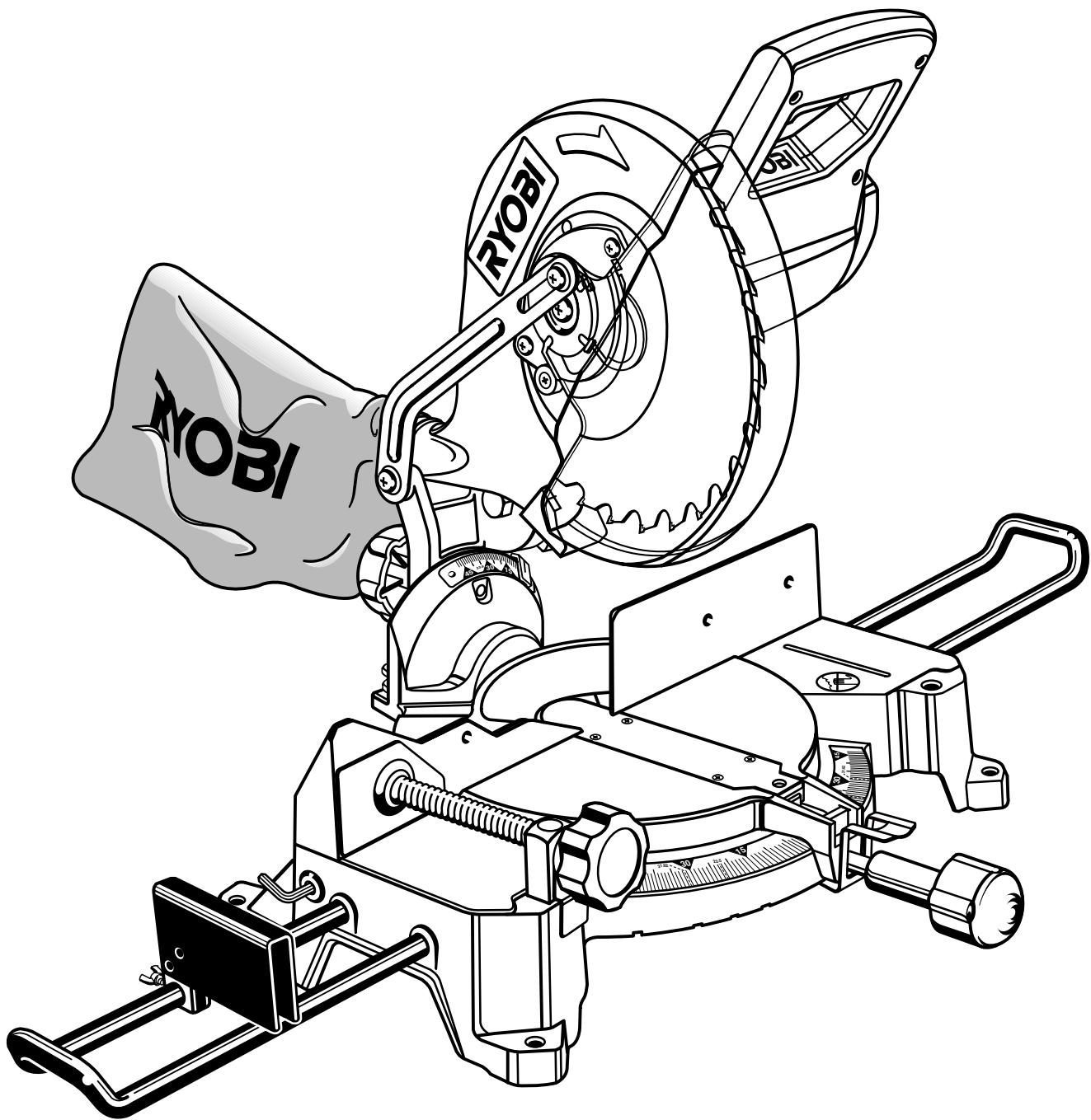 RYOBI TS1351 - 1
