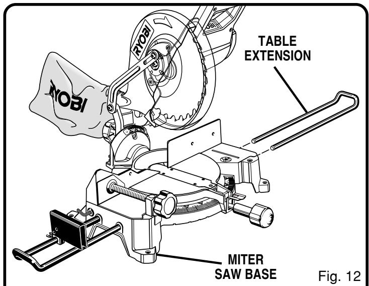 RYOBI TS1351 - WARNING: - 2
