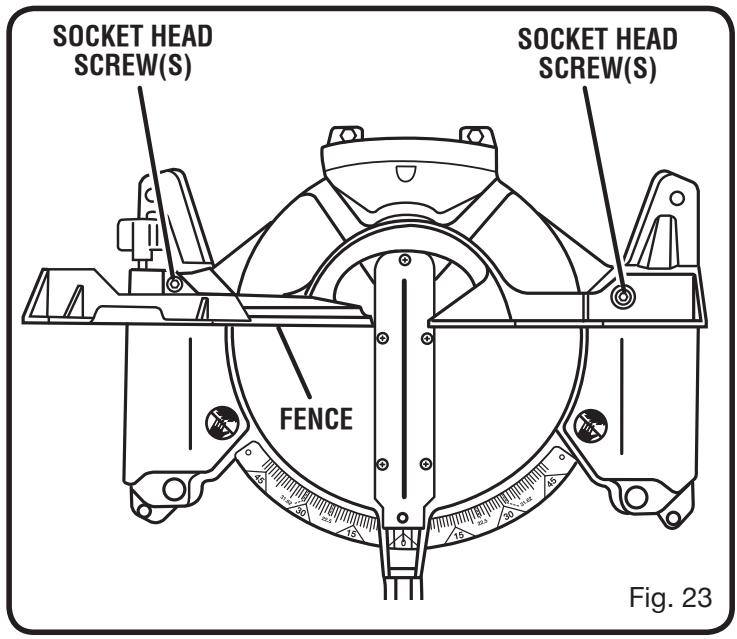 RYOBI TS1353 - SQUARING THE BLADE TO THE FENCE - 1