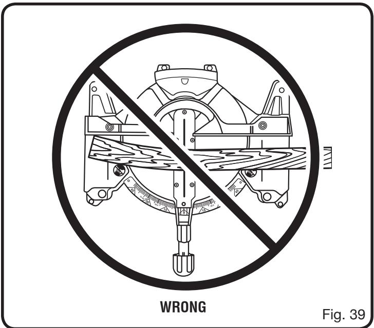 RYOBI TS1353 - CUTTING WARPED MATERIAL - 2