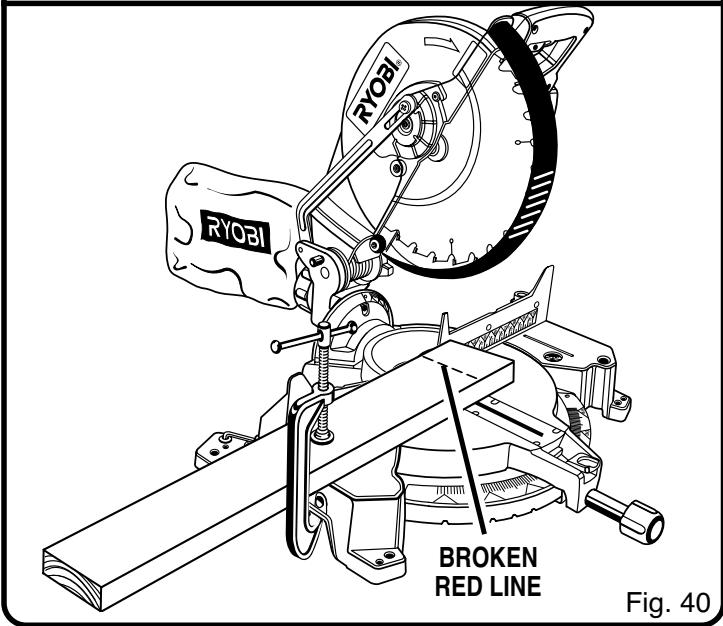 RYOBI TS1551 - ALIGNMENT - 2