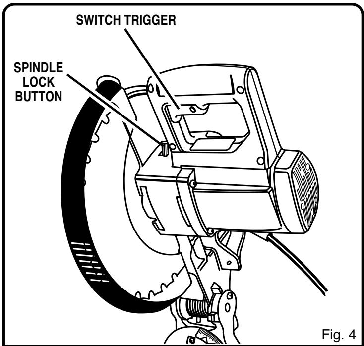 RYOBI TS1551 - SPINDLE LOCK BUTTON - 2