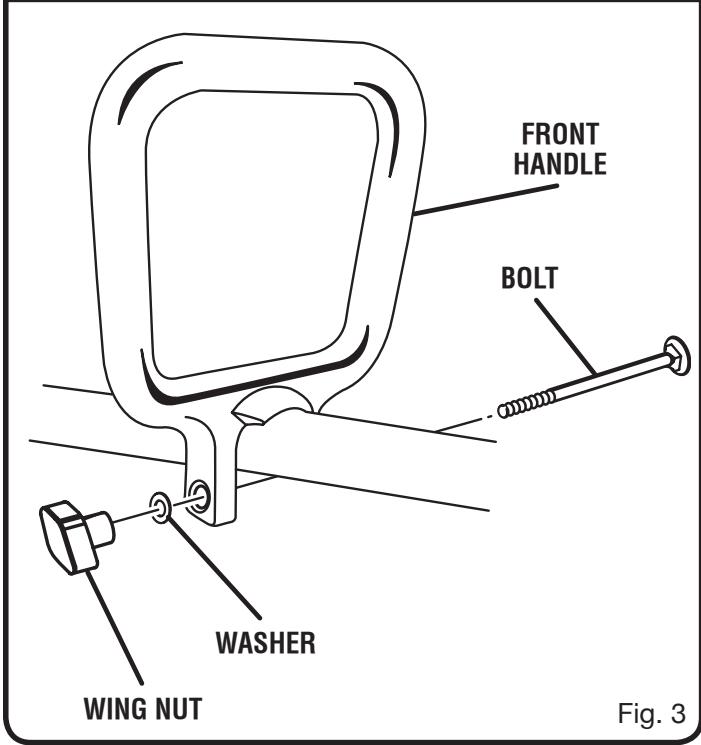 RYOBI ZRRY41002 - ATTACHING THE FRONT HANDLE - 2