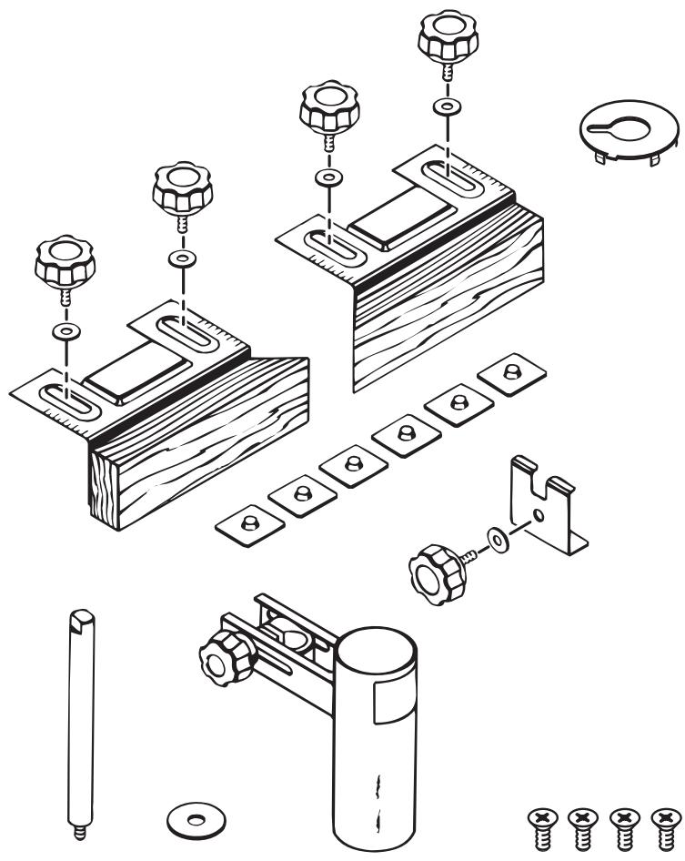 RYOBI 495 - #4950300 ROUTER AND JIG SAW MOUNTING KIT (FOR USE WITH THE BT3000 TABLE SAW) - 1