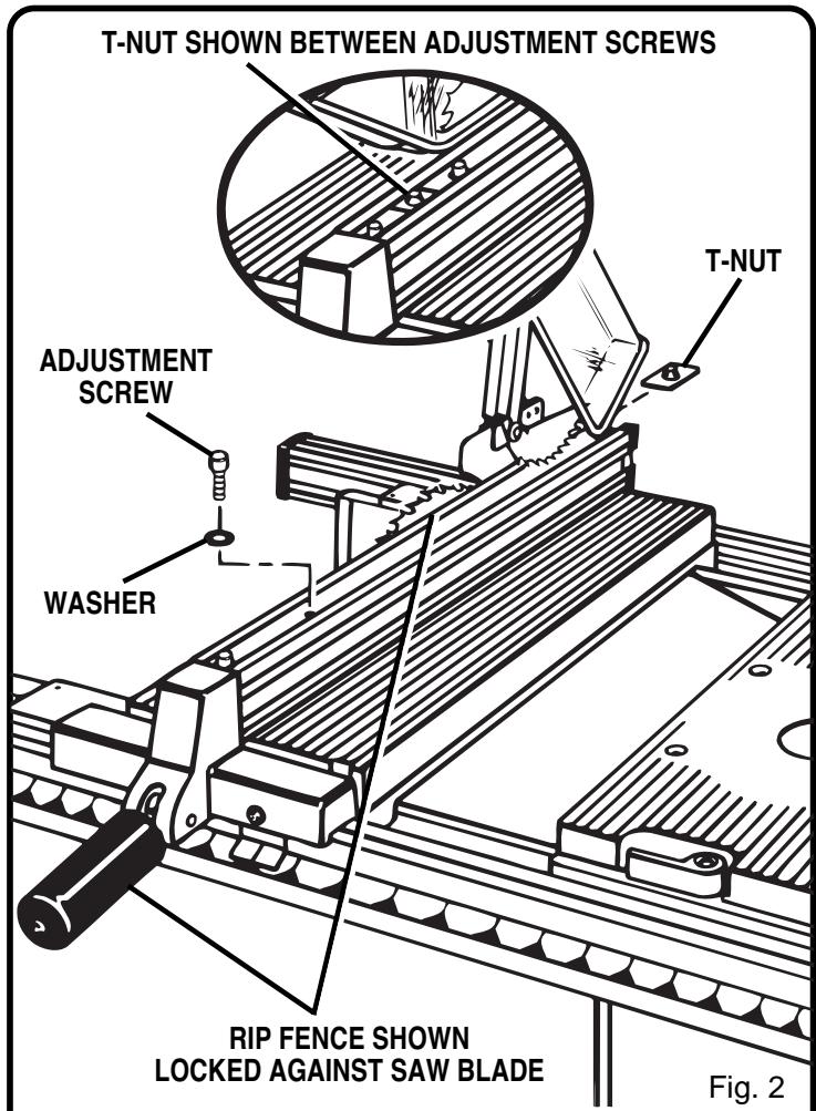 RYOBI 495 - TO INSTALL REMAINING T-NUTS - 1