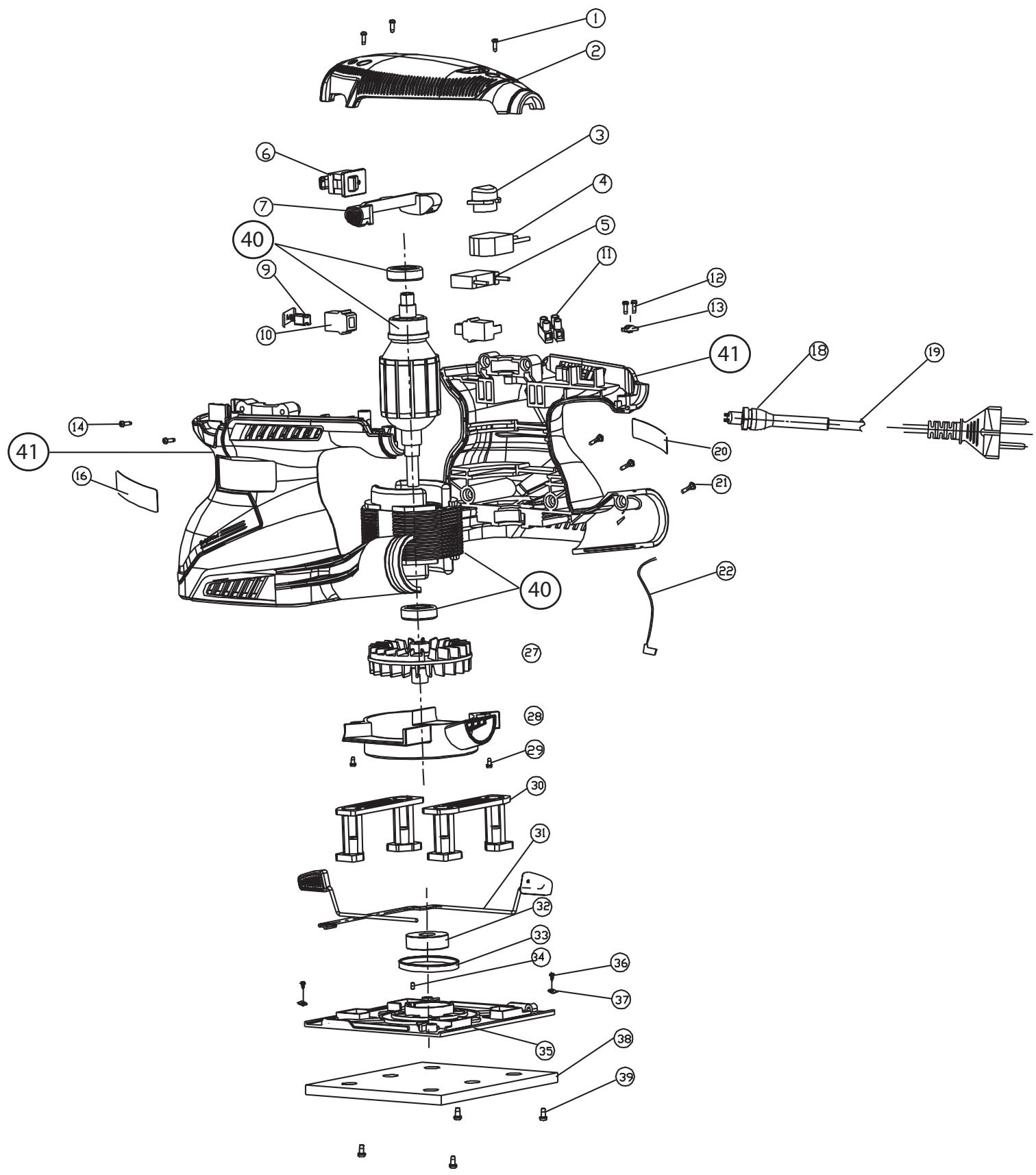 RYOBI EOS2410N - 1
