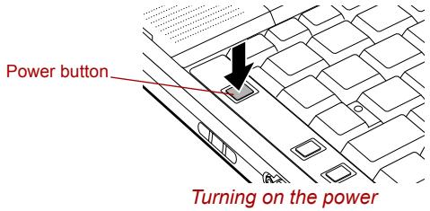 TOSHIBA PM300 - Turning on the power - 2