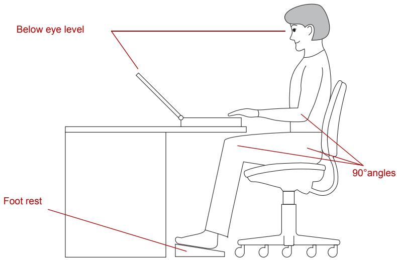 TOSHIBA PM300 - Seating and posture - 1
