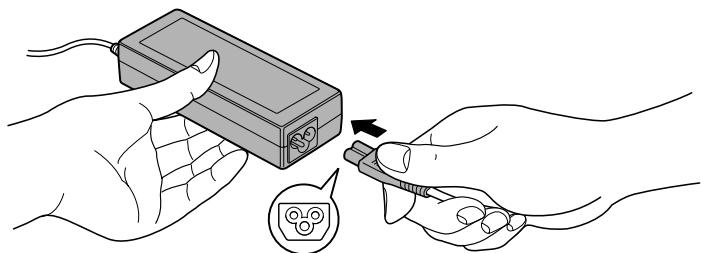 TOSHIBA PM300 - Connecting the AC adaptor - 4