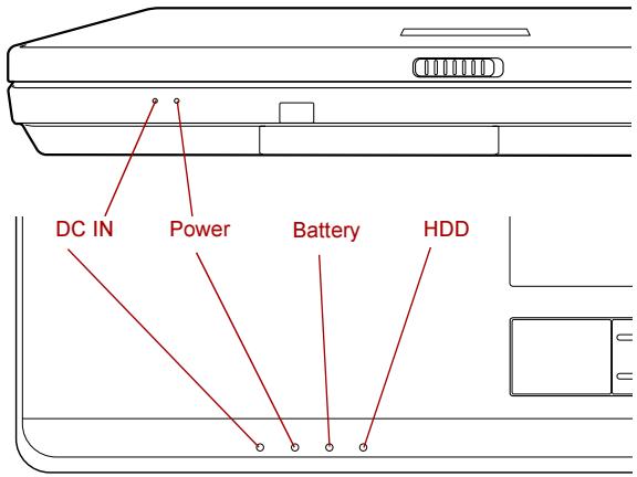DC IN Power Battery HDD