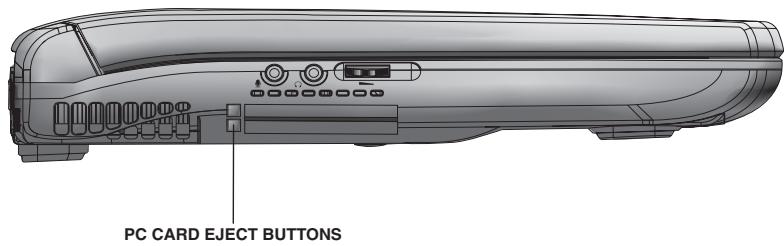 TOSHIBA SATELLITE 1900 - Removing PC Cards - 2