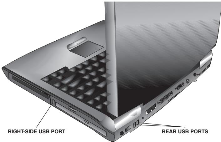 TOSHIBA SATELLITE 1900 - Using a USB pointing device - 1
