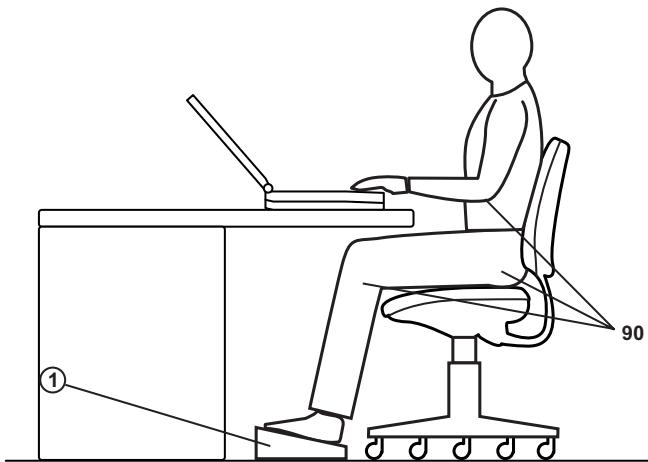 TOSHIBA SATELLITE 1900 - Seating and posture - 1