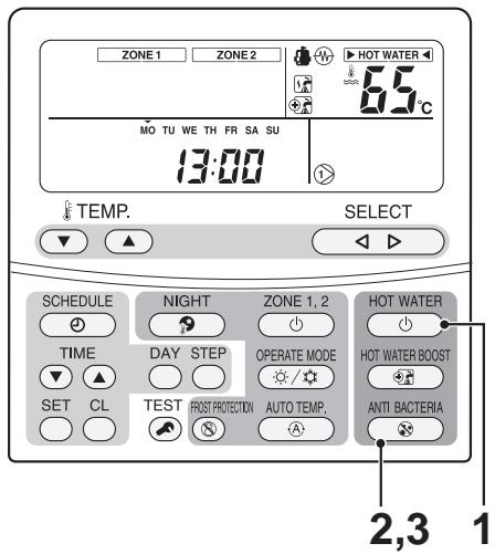 TOSHIBA HWS-1103H-E - Hot Water Boost Setting - 1
