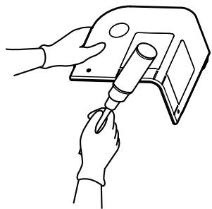 TOSHIBA HWS-1402H-E - Knockout procedure - 1