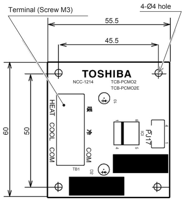 TOSHIBA HWS-1403H-E - ▼External input board (TCB-PCMO3E) - 1