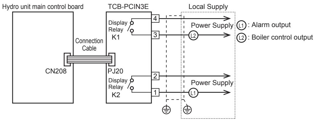 TOSHIBA HWS-1403H-E - Function / Electric wiring diagram - 1