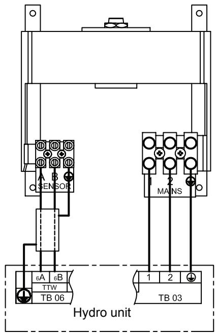 TOSHIBA HWS-1403H-E - Electrical Connection (Hot Water Cylinder temperature Sensor) - 1