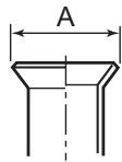 TOSHIBA HWS-1403H-E - Flaring diameter size: A (Unit: mm) - 1