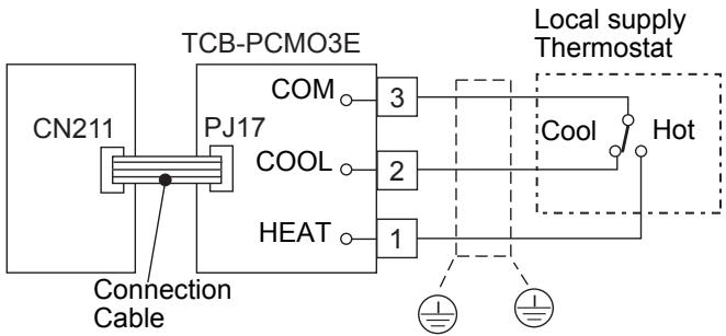 TOSHIBA HWS-1403H-E - Room Thermostat Input: - 1