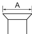 TOSHIBA HWS-1403H8-E - Flare nut width: H and flare matching size: A. - 2