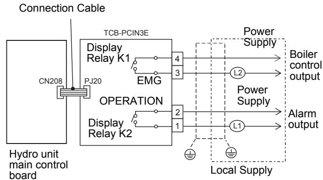TOSHIBA HWS-1403H8-E - Boiler Control Output: L2: Boiler drive permission output - 1