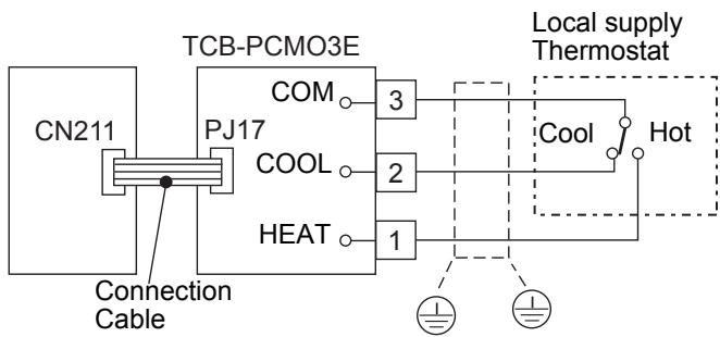 TOSHIBA HWS-1403H8-E - Room Thermostat Input: - 1