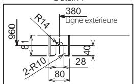 R14 960 81 2-R10 80 380 Ligne extérieure 40 28
