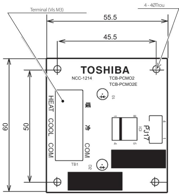 TOSHIBA HWS-802XWHT6-E - ▼ Carte entrée externe (TCB-PCMO3E) - 1