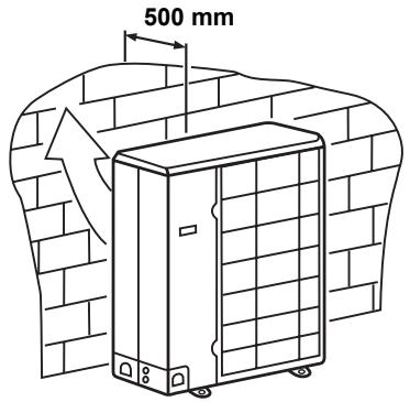TOSHIBA HWS-803H-E - Do not install the outdoor unit in the following locations. - 1