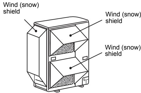 TOSHIBA HWS-803H-E - Do not install the outdoor unit in the following locations. - 1