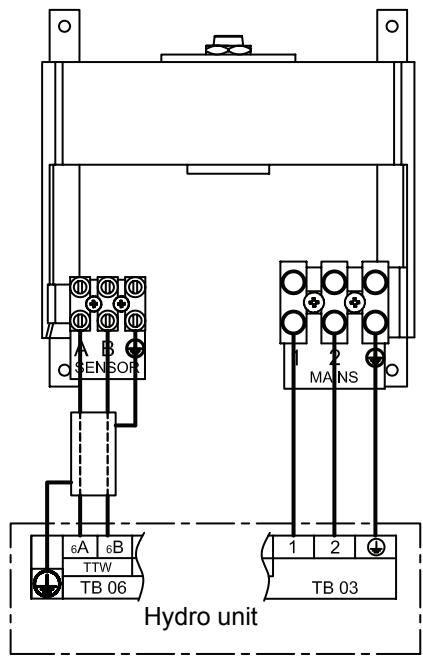 TOSHIBA HWS-803H-E - Electrical Connection (Hot Water Cylinder temperature Sensor) - 1