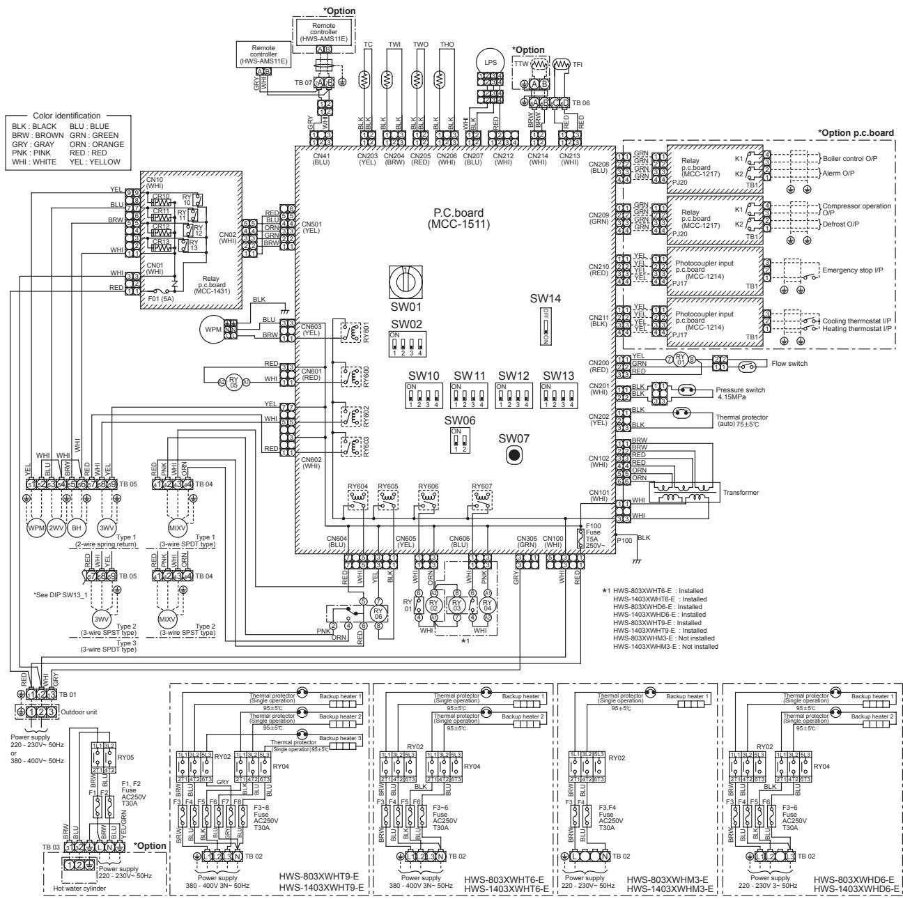 TOSHIBA HWS-803H-E - 4-4-1. Hydro unit - 1
