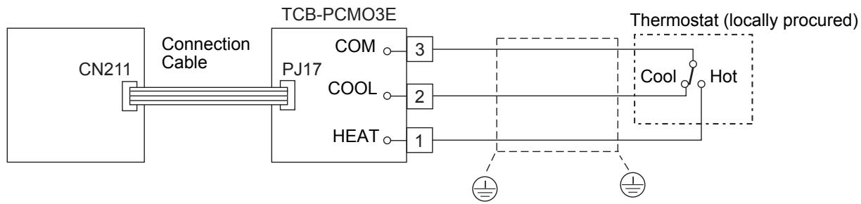TOSHIBA HWS-803H-E - Room thermostat input - 1