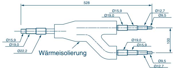 TOSHIBA MM-A0280HX - Y-förmiges Zweigstück - 1
