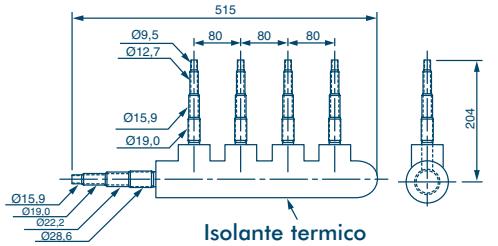 TOSHIBA MM-A0280HX - Collettore di derivazione - 1
