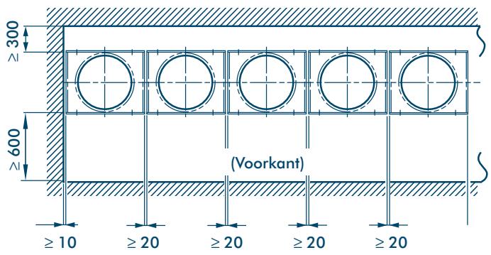 TOSHIBA MM-A0280HX - Wonneer de Buitenmuur/Gevel Hoger is dan de Buiteninstallatie - 1