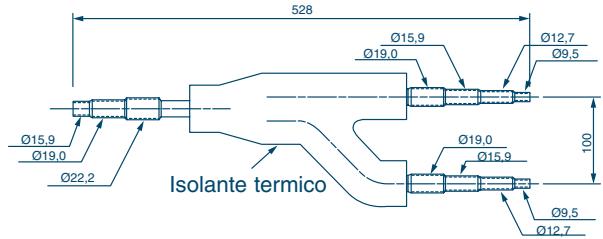 TOSHIBA MM-A0280HX - Raccordo di derivazione a Y - 1
